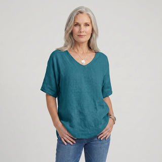 T-shirt col rond femme | Manches courtes