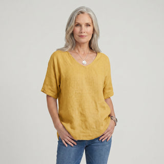 T-shirt col rond femme | Manches courtes