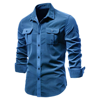 Men's long-sleeve shirt | button pocket