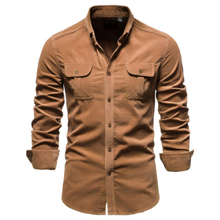Men's long-sleeve shirt | button pocket