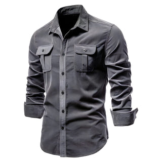 Men's long-sleeve shirt | button pocket