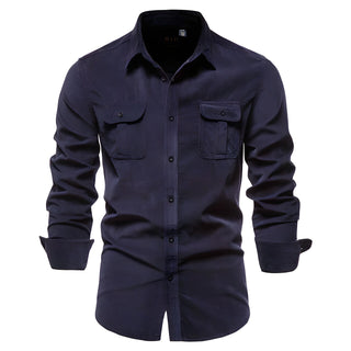 Men's long-sleeve shirt | button pocket