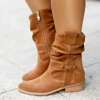 Women's Autumn Ankle Boots | Casual Mid Heel