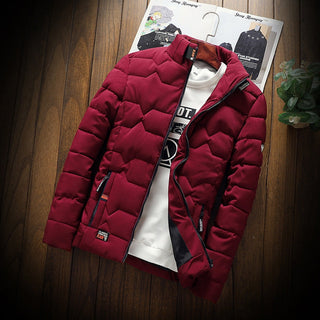 Herren Daunenjacke Winter| Stehkragen