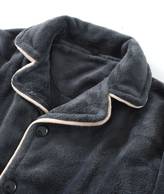 Women's Pajama Set | Button Closure Winter Nightwear