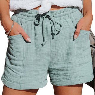 Damen Elastischer Bund Shorts | Locker Sommer