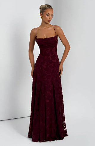 Robe de mariée pour femmes à bretelles spaghetti | Maxi
