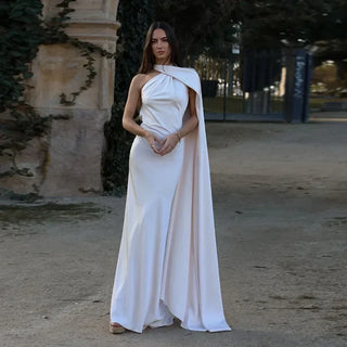 Robe de soirée asymétrique pour femme | Maxi