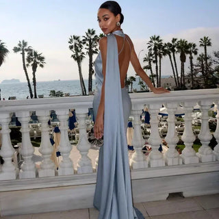 Robe de soirée asymétrique pour femme | Maxi