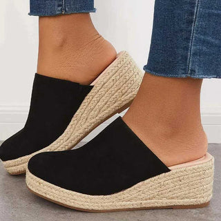 Mules compensées femme | Talon compensé