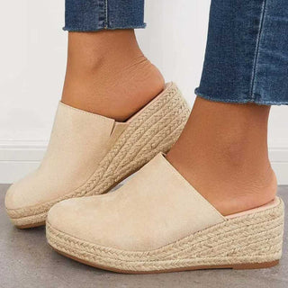 Mules compensées femme | Talon compensé