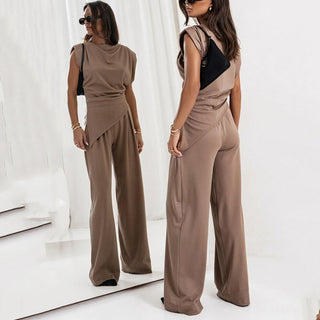 Damen Ärmelloser Jumpsuit | Locker Elegant