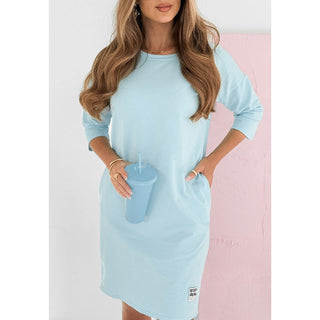 Damen Kleid mit Dreiviertelarm | Mini