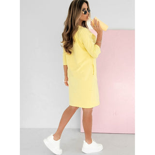 Damen Kleid mit Dreiviertelarm | Mini