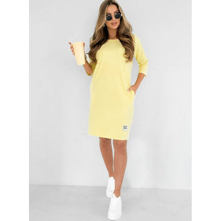 Damen Kleid mit Dreiviertelarm | Mini