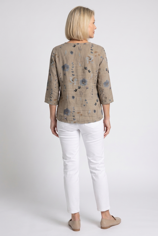 Blusa para mujer con estampado floral | Casual