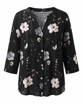 Blusa para mujer con estampado floral | Casual
