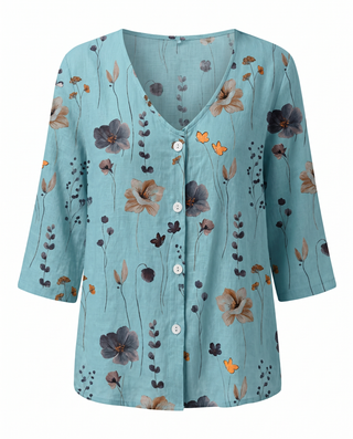 Blusa para mujer con estampado floral | Casual