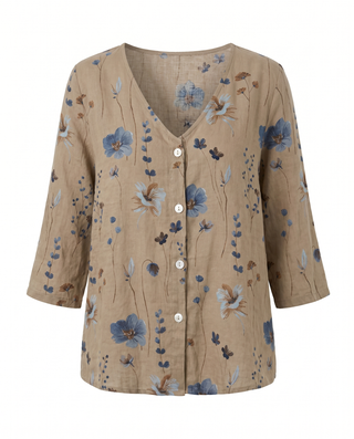 Blusa para mujer con estampado floral | Casual