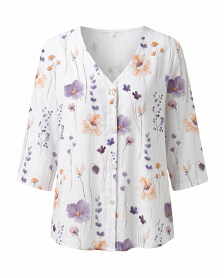 Blusa para mujer con estampado floral | Casual