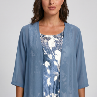 Vestido de verano para mujer de varias capas | Midi