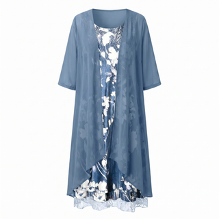 Vestido de verano para mujer de varias capas | Midi