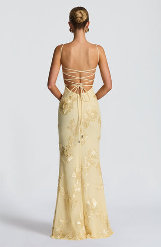 Robe de mariée femme à motif floral | Maxi